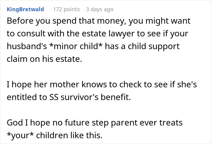 Woman Refuses To Give Her 'Stepdaughter' A Cut Of The Inheritance, Asks The Net For A Verdict