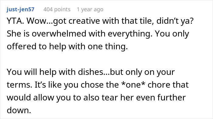 Man Refuses To Help Working-Mom Wife With Household Chores Until She Picks Up After Herself