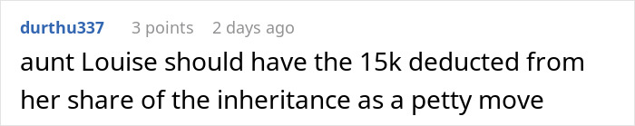 Aunt’s Generous Gift Turns Into A Headache As Her Greedy Daughter Demands It Back
