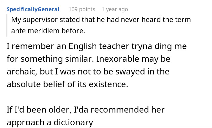 Woman Maliciously Complies With “No Abbreviations” Rule, Makes Supervisor Look Stupid