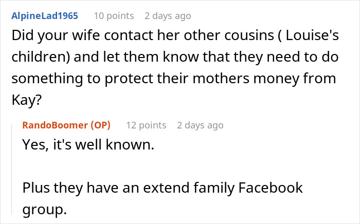 Aunt’s Generous Gift Turns Into A Headache As Her Greedy Daughter Demands It Back