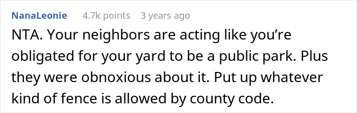 Entitled Parents Won’t Stop Kids From Playing In Neighbor’s Yard, Livid When They Put Up A Fence