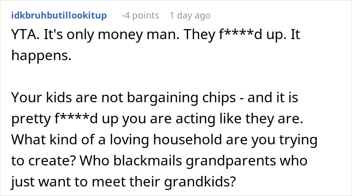 Parents Regret Blowing 90% Of Kid’s Inheritance After Being Banned From Meeting Their Grandkids