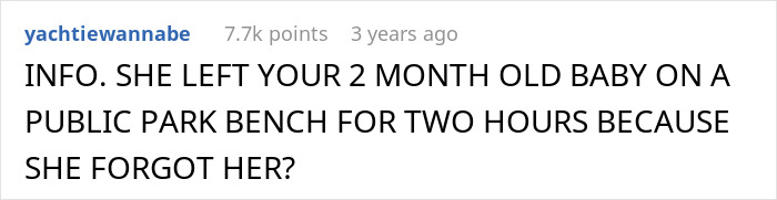 “AITA For Refusing To Attend My Brother’s Wedding After My SIL Left My 2-Month-Old On A Park Bench?”