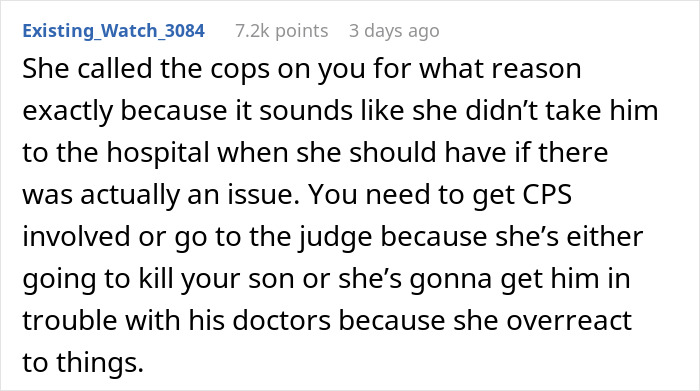 Dad Fixes 5-Year-Old's Health Issues In A Few Hours, Ex-Wife Calls Cops On Him