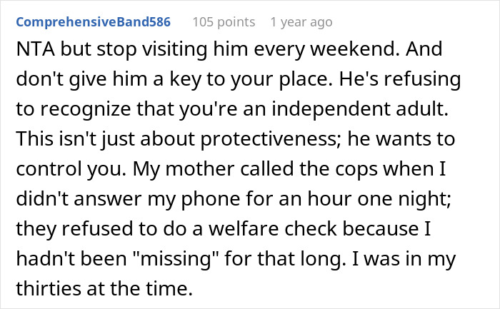 Woman Feels Pressured To Visit Single Dad Every Weekend, Stops When She Finds Out He Tracked Her