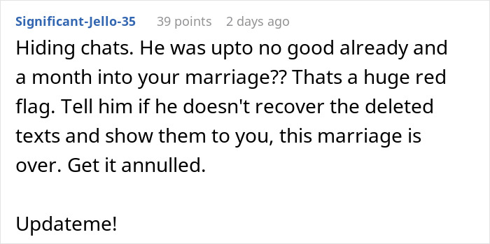 “Would I Be The Jerk If I Ended My Marriage On The Day We Got Back From Our Honeymoon?”