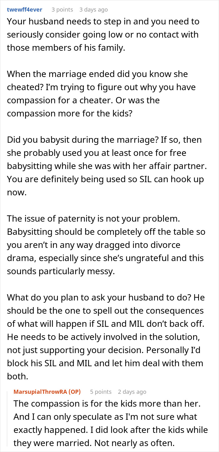 Woman Lashes Out At SIL For Not Canceling Her Wedding Anniversary Plans To Watch Her Kids