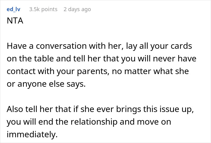 Man Is Livid After Fiancée Insists On Inviting His Toxic Parents, Threatens To Cancel Wedding