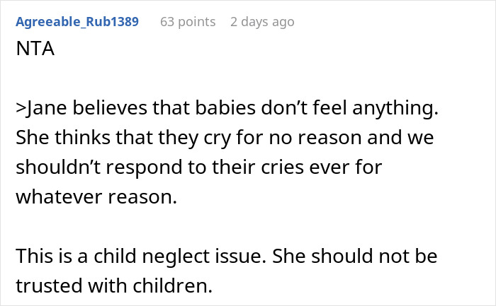 “She Thinks They Cry For No Reason”: SIL Gets A Reality Check When Mom Refuses To Let Her Babysit