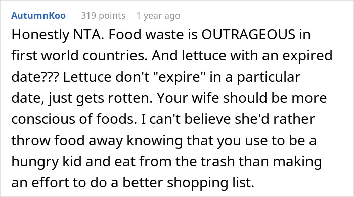 Spouse’s Meal Grosses Wife Out, She Accuses Him Of Risking Family’s Health To Prove A Point