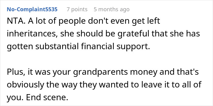 Woman Feels Entitled To Family’s Life-Changing Inheritance Just Because She Has 5 Kids, Gets A Reality Check