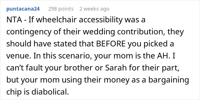 Bride Under Fire After Refusing To Exceed Budget For Brother s Disabled Fianc e s Needs - 23