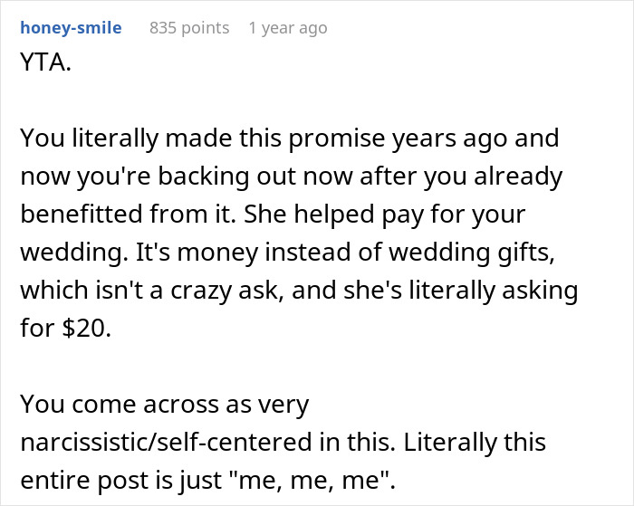 Woman Called “Selfish” For Refusing To Help Fund Friend’s Wedding, People Agree With The Bride