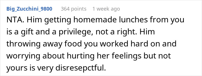 Husband’s “Work Wife” Wins Over His Stomach, So His Actual Wife Stops Making Him Lunches