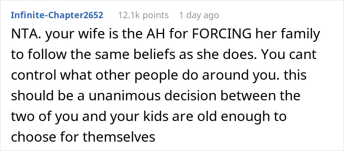 "AITA For Secretly Cheating On Our Vegetarian Diet That My Wife Made Our Family Do?"