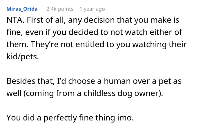 Woman Stops Talking To Mom Who Chose To Babysit Her Grandson Instead Of Watching Her Dogs