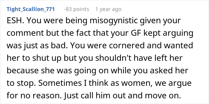 Man Leaves GF Without A Ride And Ignores Her Calls For Not Dropping His Misogynistic Comment