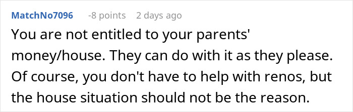 “Family Comes First”: Man Refuses To Help Parents After They Give Their House To Sister