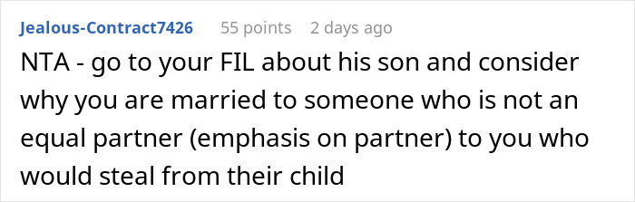 Entitled Man Splurges $4K Dad Gifted To His Kid, Puts Blame On Wife When She Asks Where It Went