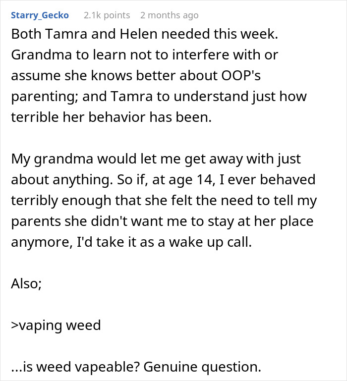 Grandma Says She Can Take Better Care Of Disobedient 14 Y.O. Than Mom, Learns Truth The Hard Way