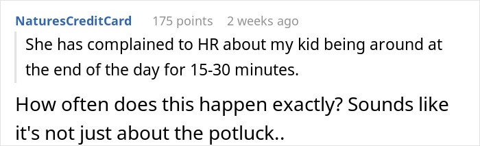 Mom Serves Dessert Made With Her 2YO At Office Potluck, Colleague Reports Her To HR