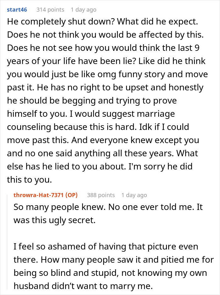 Wife Heartbroken After Finding Out That Her Husband Of 9 Years Didn’t Really Want To Marry Her