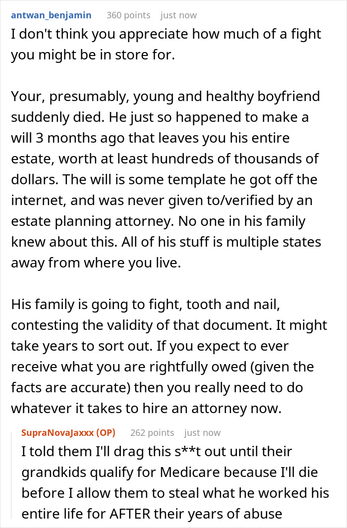 Woman Is Confused After Her BF Suddenly Passes Away, His Family Starts Taking All His Stuff