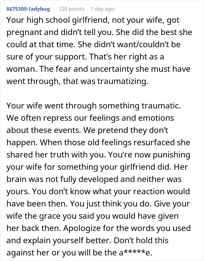 Pro-Choice Man Shocked To Find That Wife Had An Abortion When They Dated In High School