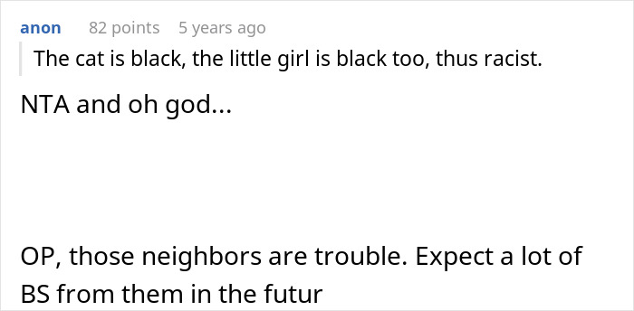 Entitled Neighbor Insists Black Cat’s Name Is Racist And Offensive, Demands Immediate Name Change