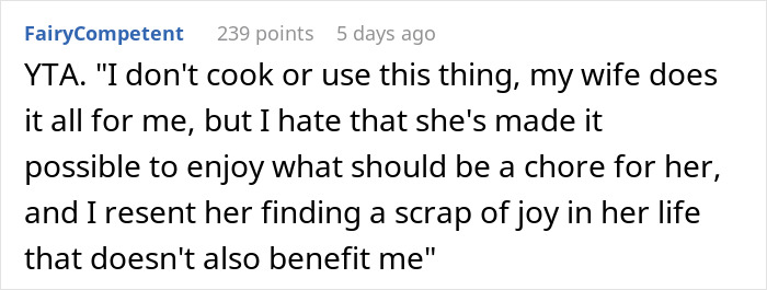 Wife's Fridgescaping Infuriates Husband: "I Find The Hobby Stupid"