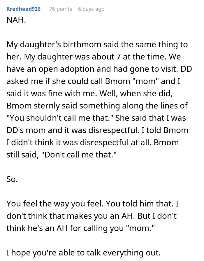 “It Feels Disrespectful”: Woman Becomes Uncomfortable When Biological Son Calls Her “Mom”