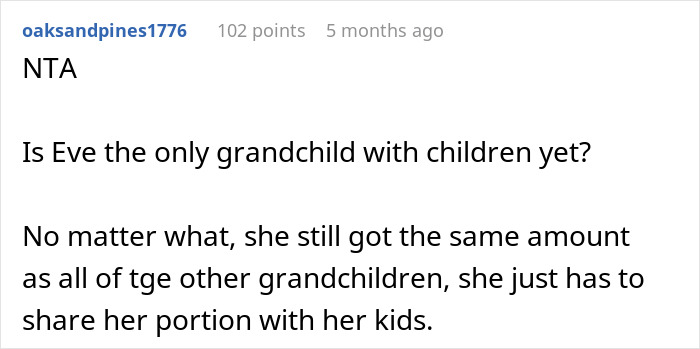 Woman Feels Entitled To Family’s Life-Changing Inheritance Just Because She Has 5 Kids, Gets A Reality Check