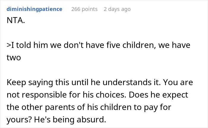 “AITA For Reminding My Ex I’m Only Responsible For Our Children And Not All Of His Kids?”