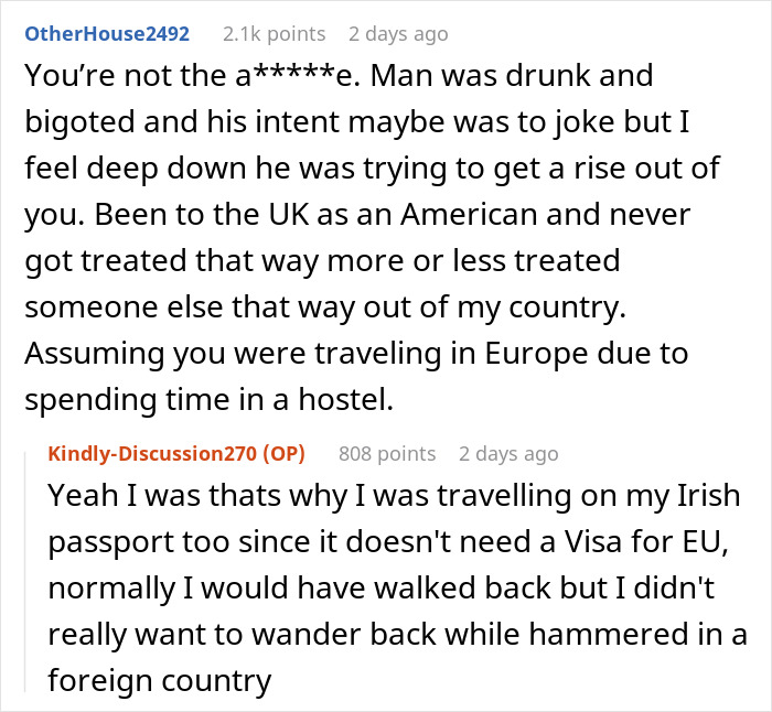 Irish American Mocks A British Guy, Gets A Reality Check After He Waves Passport In His Face