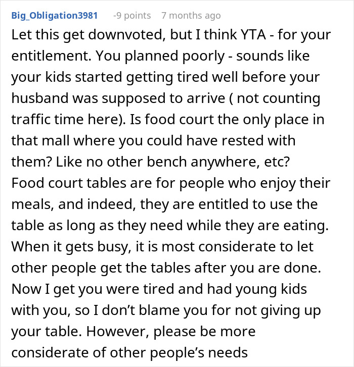 “She’s Scaring My Kids”: Entitled Woman Wants A Table, Tries Taking It From The Wrong Person