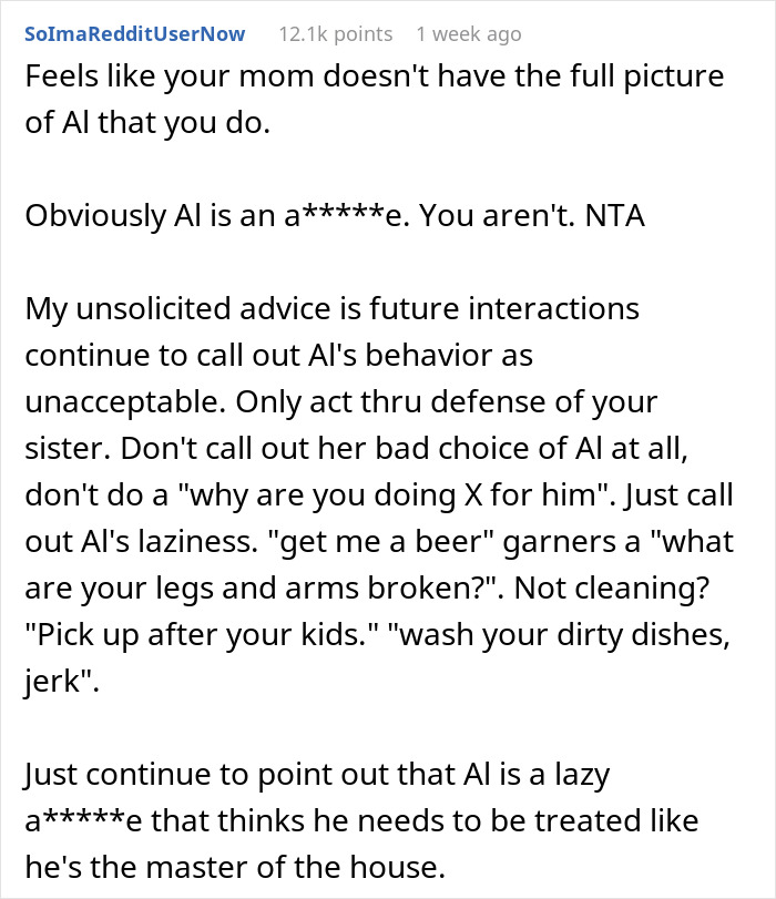 Guy Trashes Vacation Home, Expects His GF To Clean Up After Him, Her Sister Is Not Having It