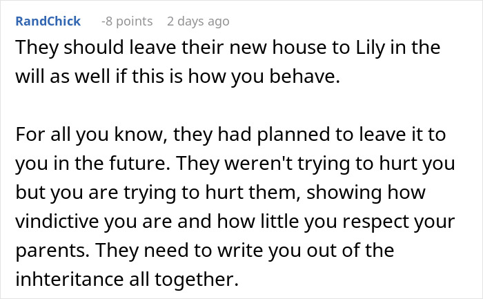 “Family Comes First”: Man Refuses To Help Parents After They Give Their House To Sister