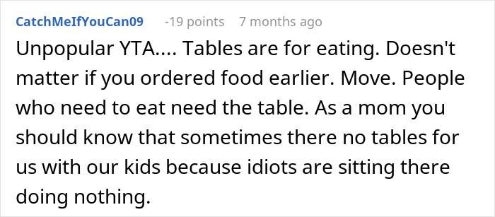 “She’s Scaring My Kids”: Entitled Woman Wants A Table, Tries Taking It From The Wrong Person