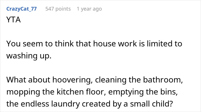 Man Refuses To Help Working-Mom Wife With Household Chores Until She Picks Up After Herself