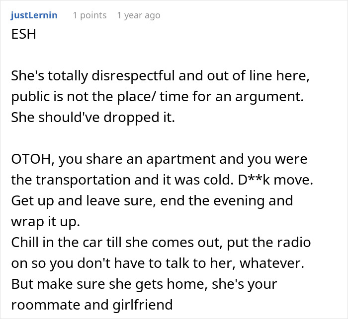 Man Leaves GF Without A Ride And Ignores Her Calls For Not Dropping His Misogynistic Comment