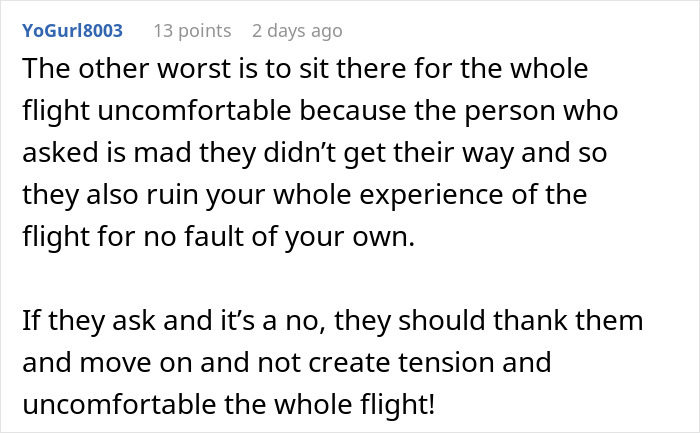 Man Tries To Make A Woman Give Up Her Husband’s Seat For Him Until Another Passenger Humbles Him