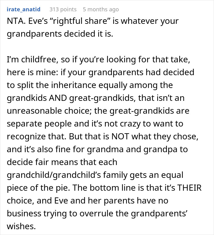 Woman Feels Entitled To Family’s Life-Changing Inheritance Just Because She Has 5 Kids, Gets A Reality Check