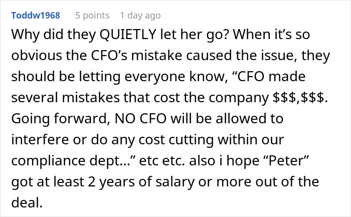 Worker Maliciously Complies With CFO’s Lay-Offs Until She Realizes She Made A Huge Mistake