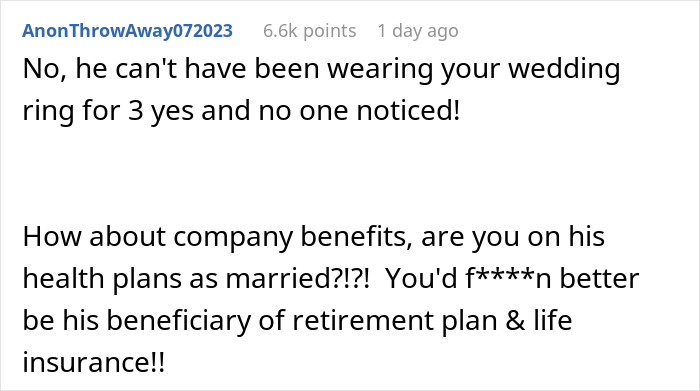 Husband Lies To Coworkers For 3 Years, Is Lost For Words When Wife Finds Out