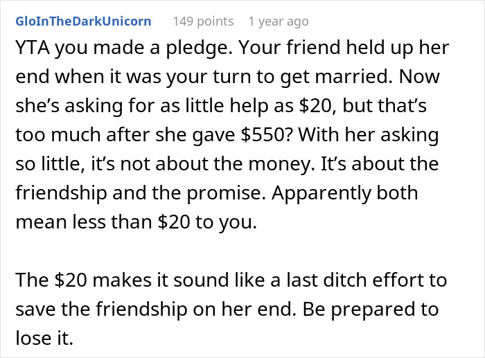 Woman Called “Selfish” For Refusing To Help Fund Friend’s Wedding, People Agree With The Bride