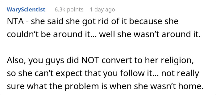 "AITA For Secretly Cheating On Our Vegetarian Diet That My Wife Made Our Family Do?"