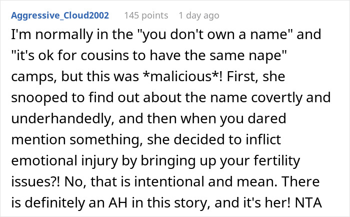 “AITA For Leaving The Hospital After My Sister Gave Birth And Announced The Name Of Her Baby?”