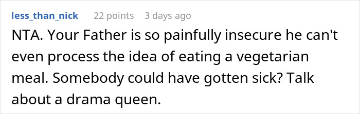 Couple Take Offense At Grandkid’s Veggie Meat, But Don’t Notice A Thing When They Eat It By Mistake