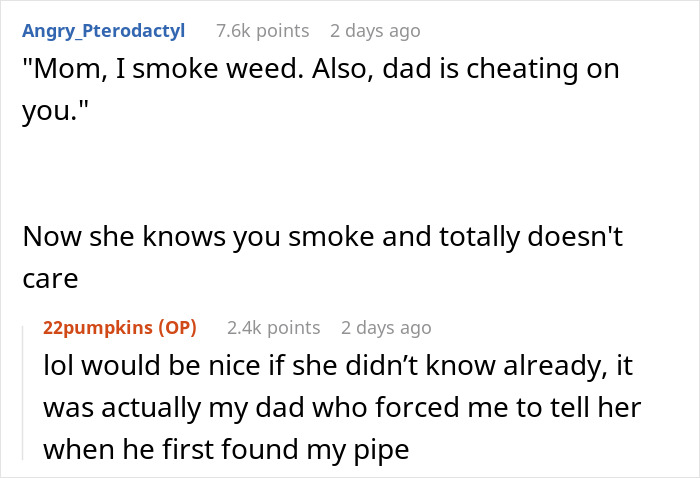 Kid Hides Phone To Track Dad’s Location For A Sneaky THC Hit, Discovers His Secret Instead